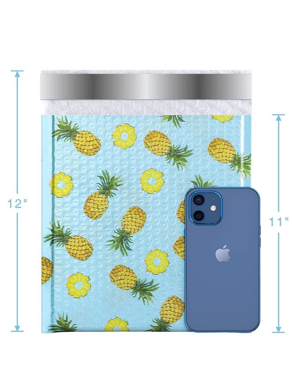 8 Count 8.5” X 12” Pineapple Bubble Mailers, Shipping Supplies, PRICE IS FIRM - Picture 5 of 5